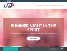 Tablet Screenshot of joyfm.org